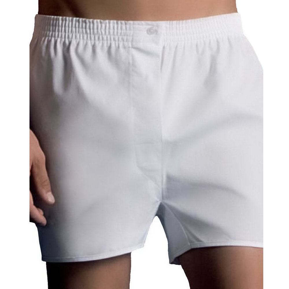 Vela Boxer da Uomo in Tessuto Cotone Tela Bianco Europa CS60