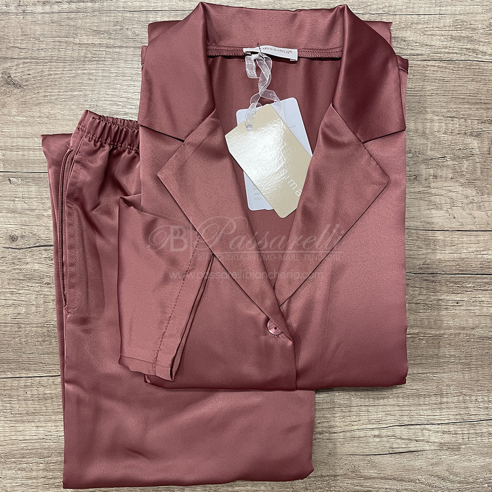 Verdissima Pigiama Raso Aperto da Donna BS13 2509S50
