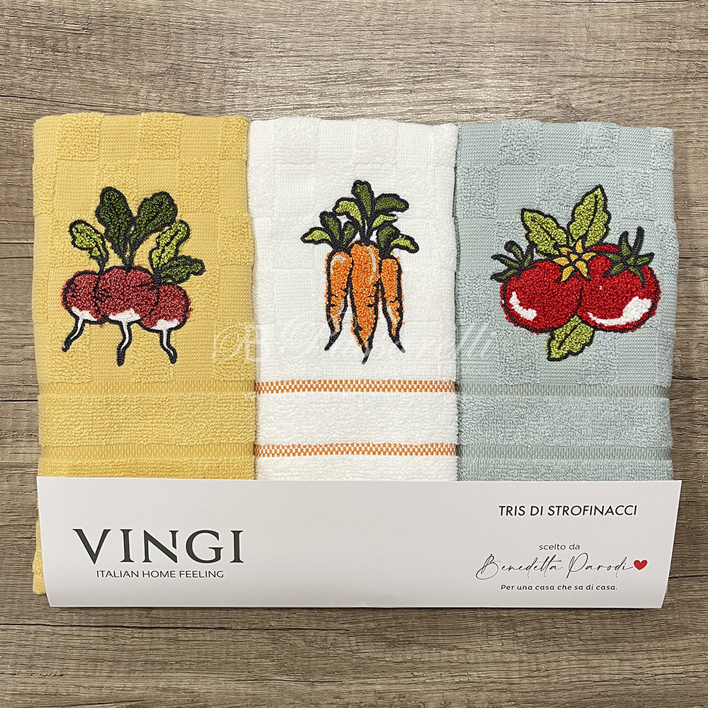 Vingi 3 Strofinaccio Canovacci Spugna Verdiana 2504S11