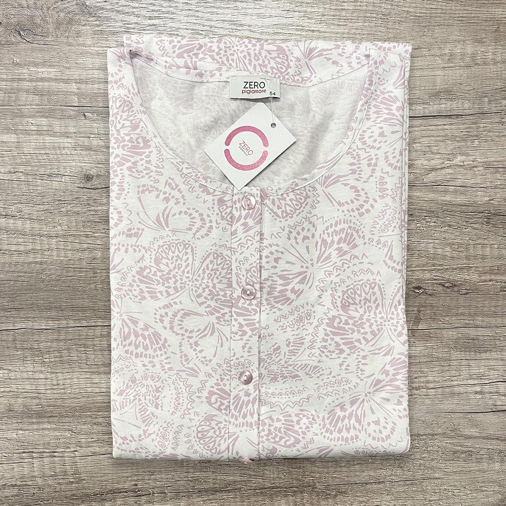 Zero Pigiamore Camicia da Notte Estiva Maniche Lunghe 4326 2503S34