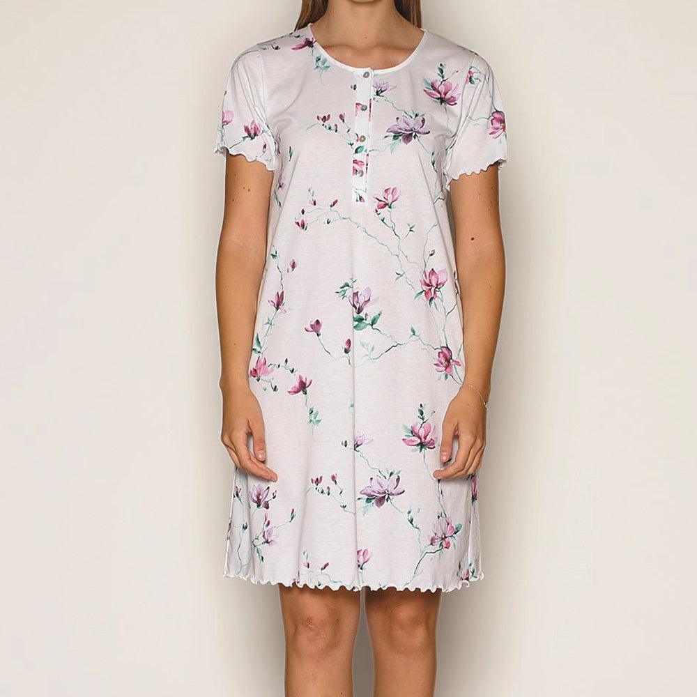 Zero Pigiamore Camicia da Notte Estiva da Donna 3364 S38 - Passarelli Biancheria
