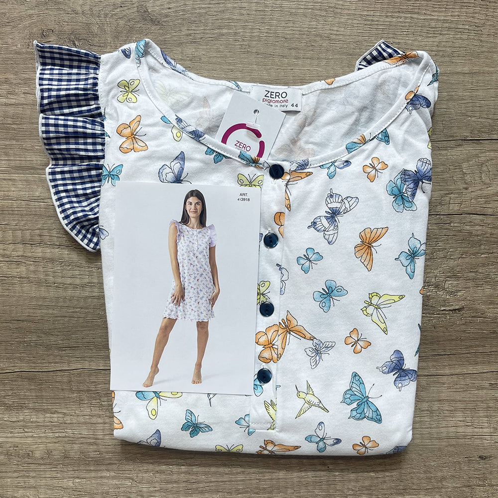 Zero Pigiamore Camicia da Notte Senza Maniche 413918 S44