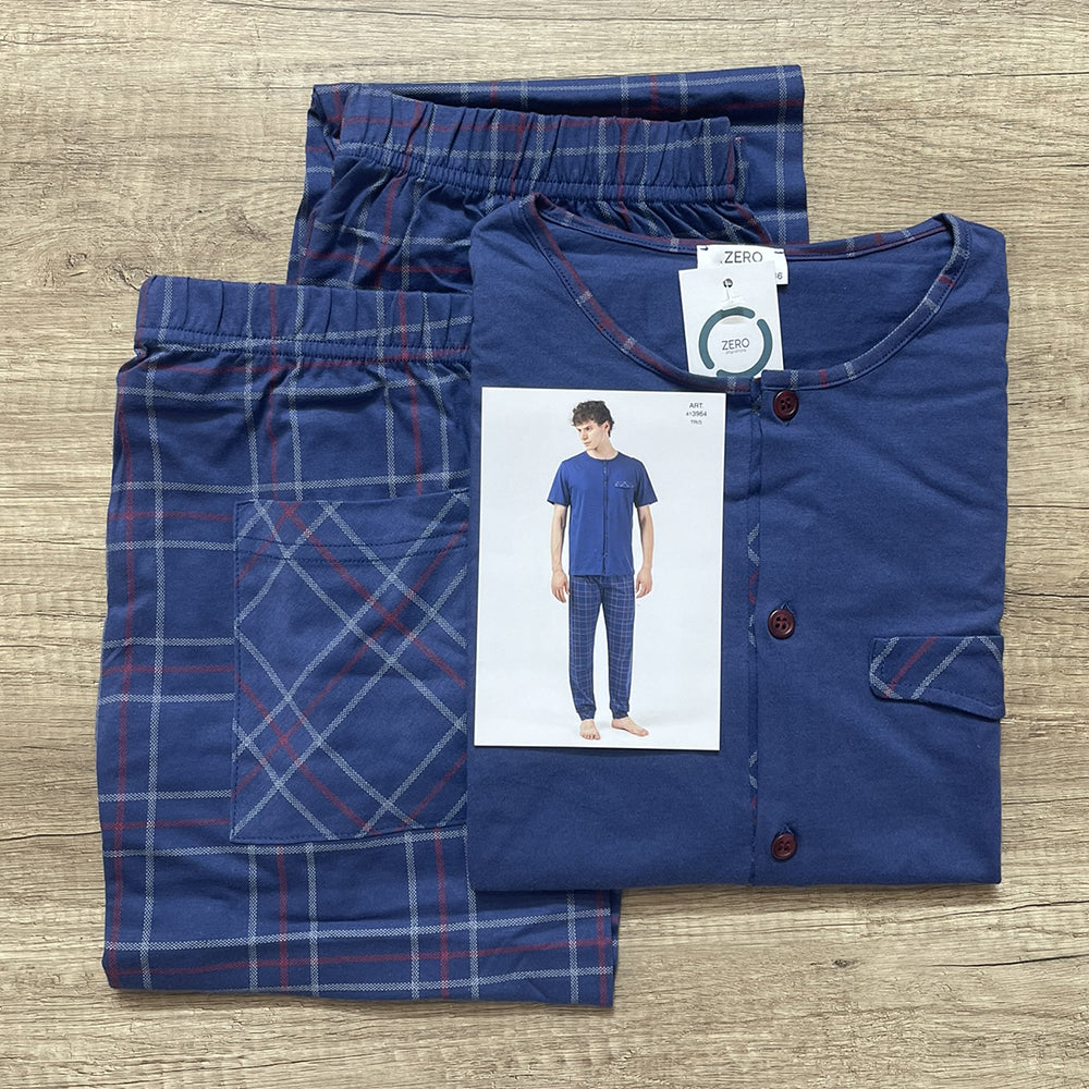 Zero Pigiamore Pigiama Estivo 3 Pezzi da Uomo 413964 S62