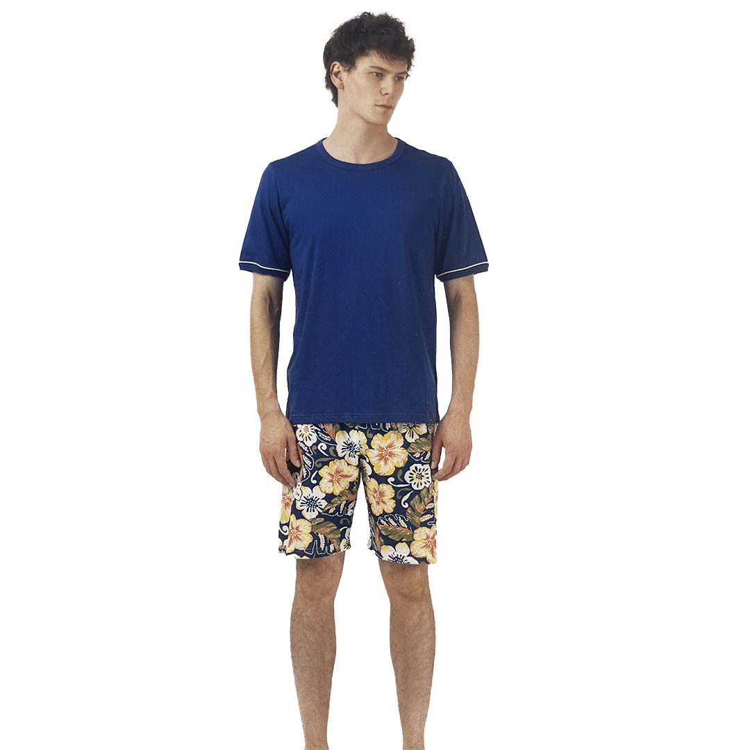 Zero Pigiamore Pigiama Estivo Corto da Uomo 413989 S42