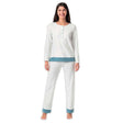 Zero Pigiamore Pigiama Invernale da Donna in Caldo Cotone 3500 S52 - Passarelli Biancheria