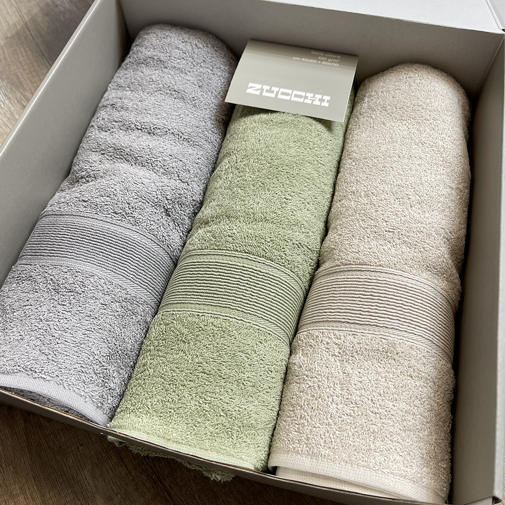 Zucchi Confezione asciugamani 3+3 Journey 2511S33