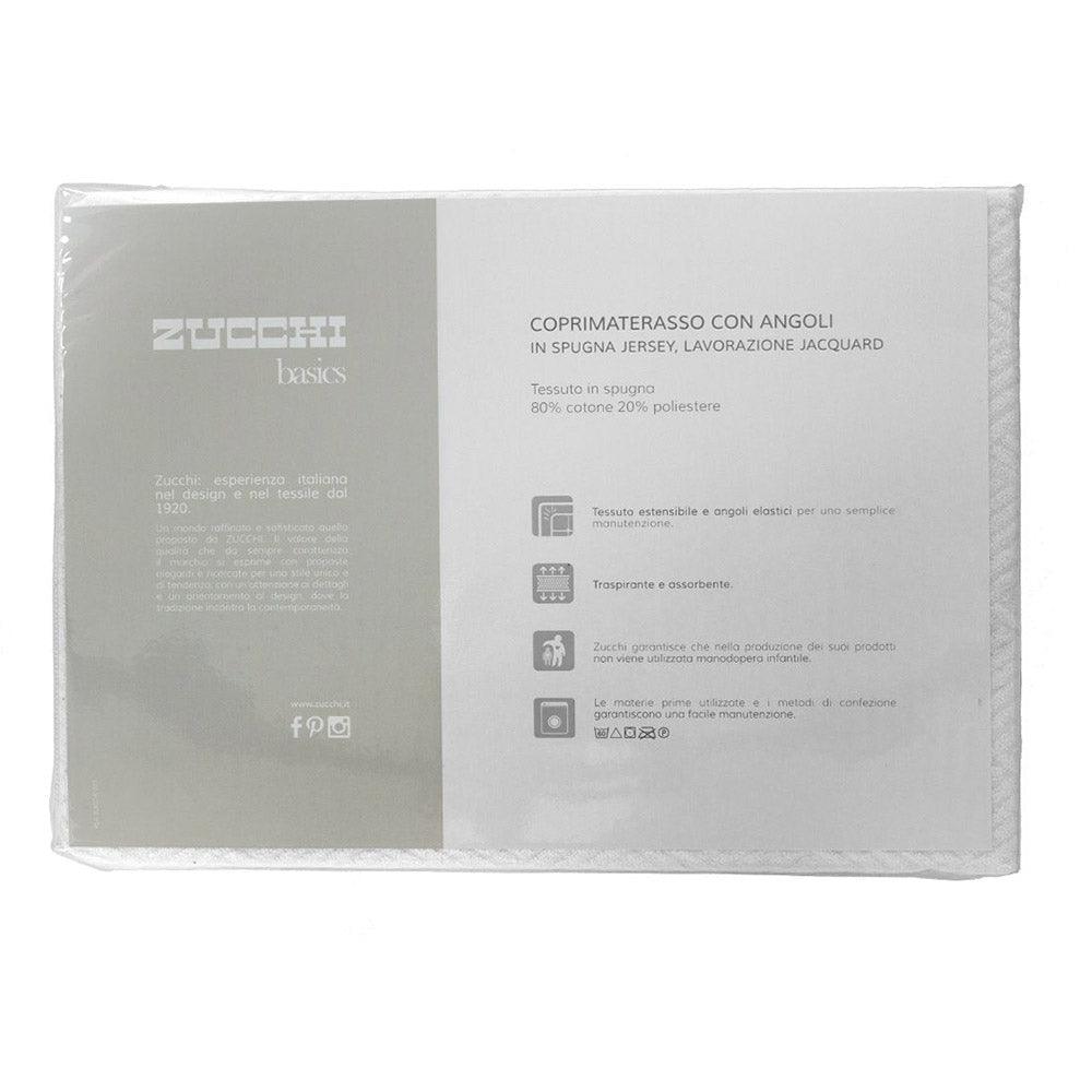 Zucchi Coprimaterasso in Spugna jersey Piazza e Mezza D28 - Passarelli Biancheria