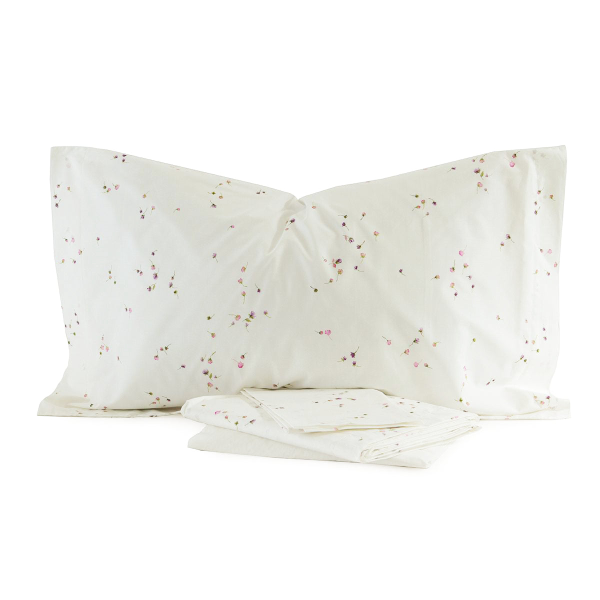 Zucchi Completo lenzuola matrimoniale in percalle di cotone Ginny 2411S44