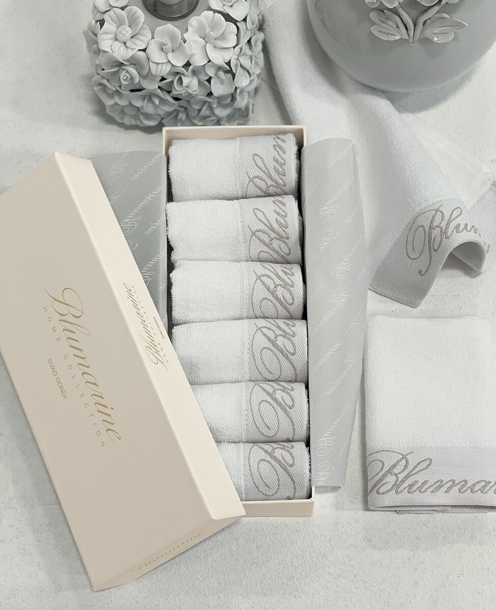 Blumarine Confezione 6 Lavette Spugna Spa 102320030