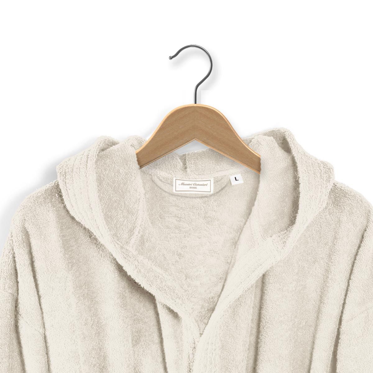 Maestri Cotonieri Accappatoio Unisex con Cappuccio Morbidissimo