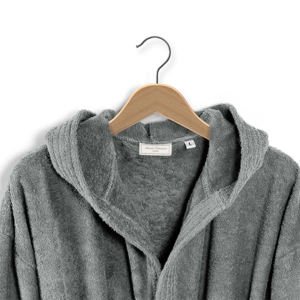 Maestri Cotonieri Accappatoio Unisex con Cappuccio Morbidissimo