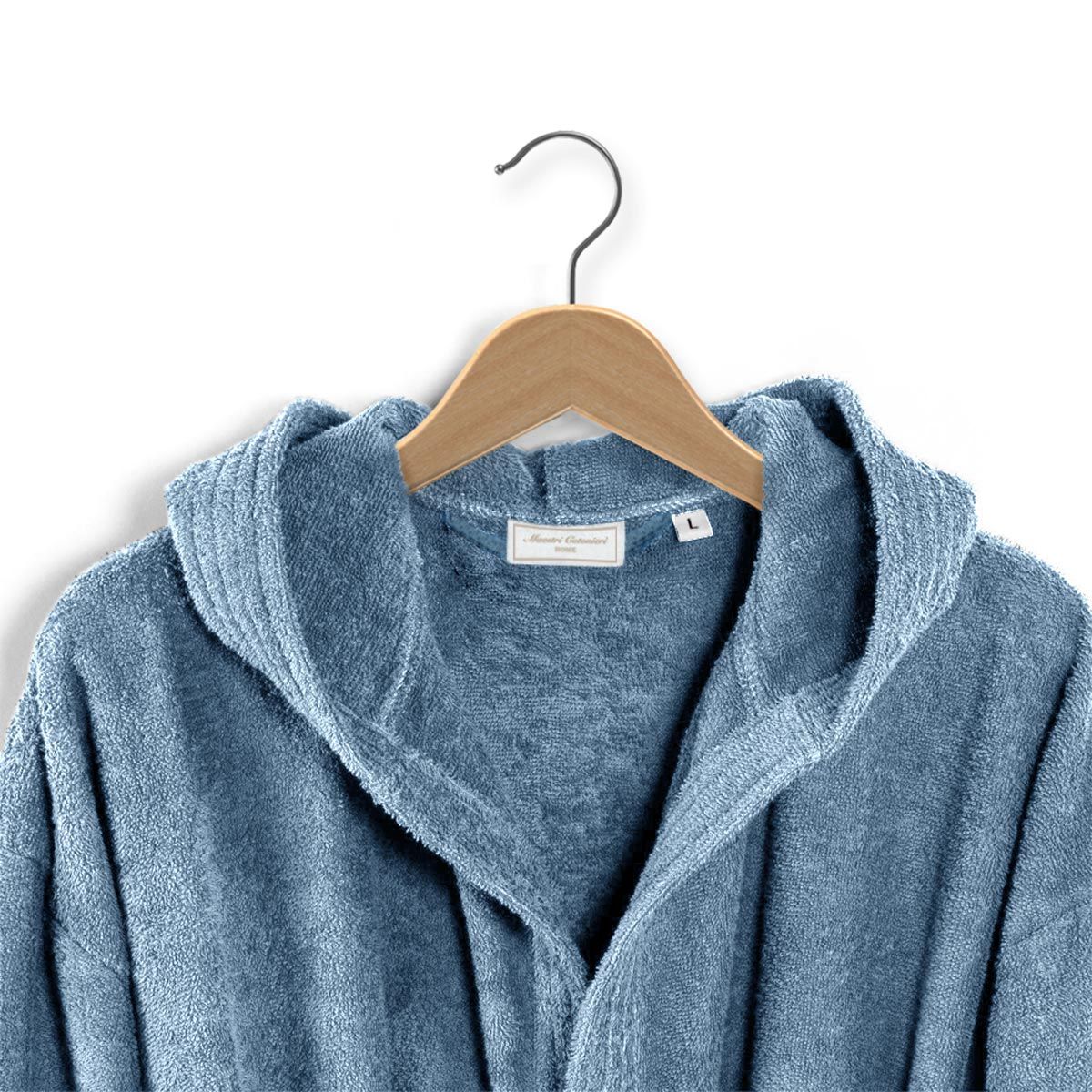 Maestri Cotonieri Accappatoio Unisex con Cappuccio Morbidissimo