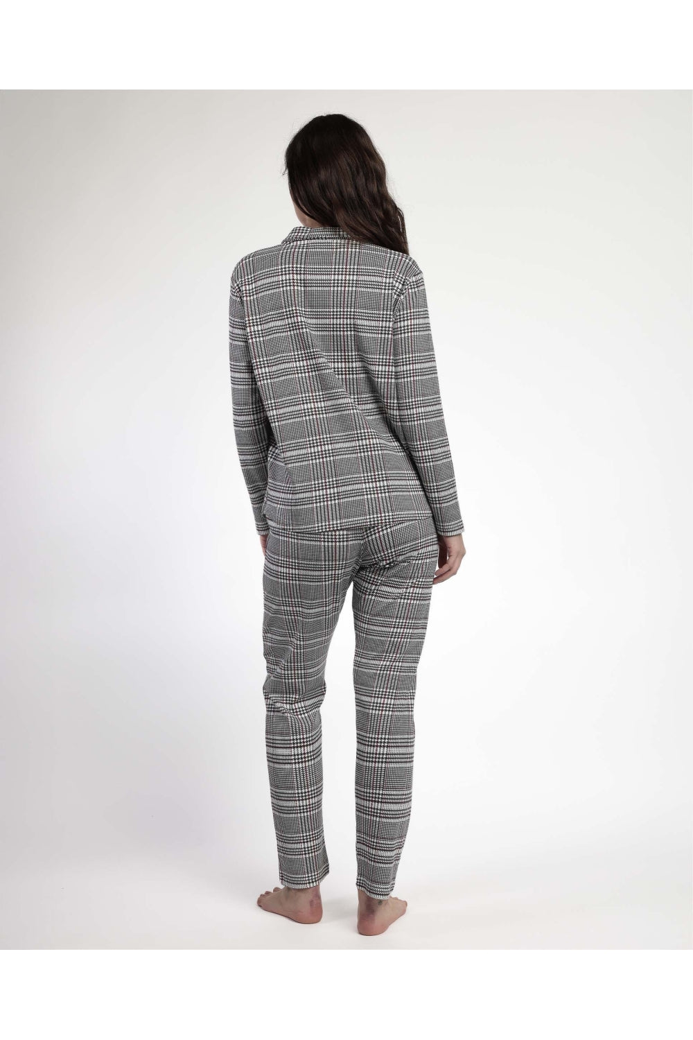 Admas Pigiama da Donna in Caldo Cotone Aperto 63621 2511S34