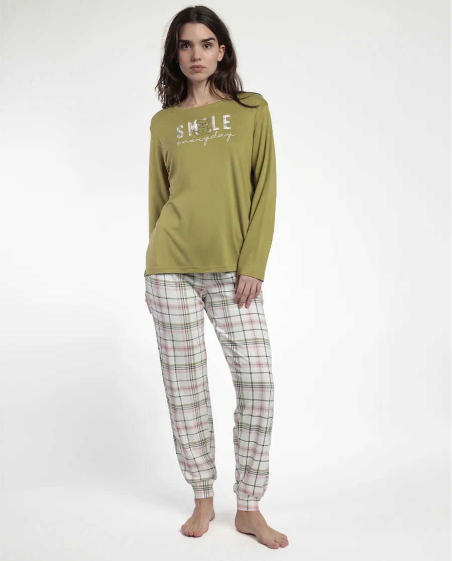 Admas Pigiama da Donna in Caldo Cotone 63604 2510S30