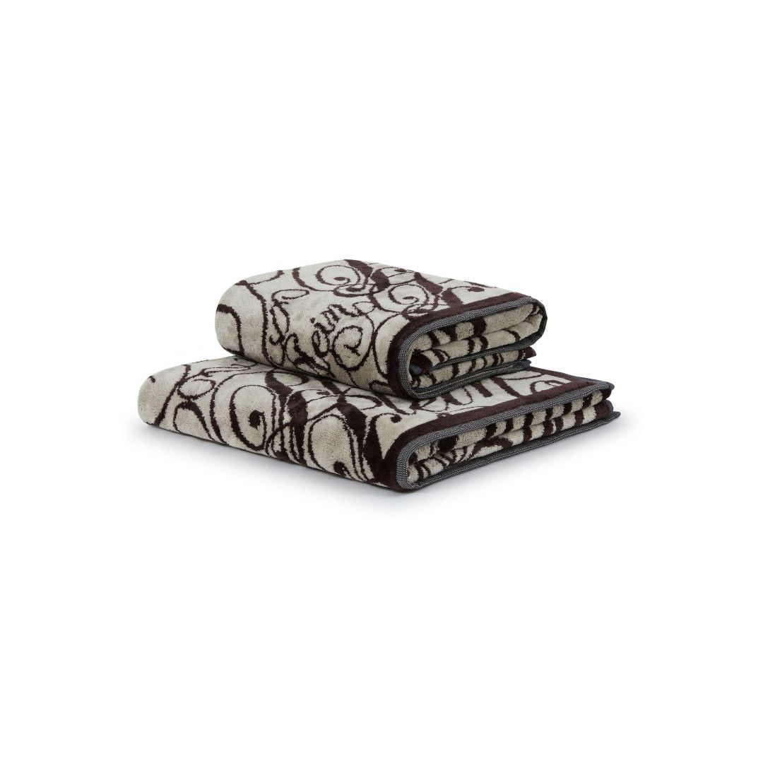 Philipp Plein Asciugamano con Ospite Script Moderno in Spugna