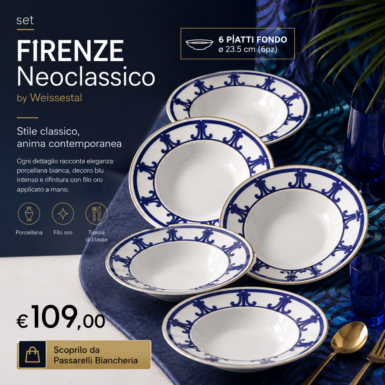 set FIRENZE Neoclassico by Weissestal
