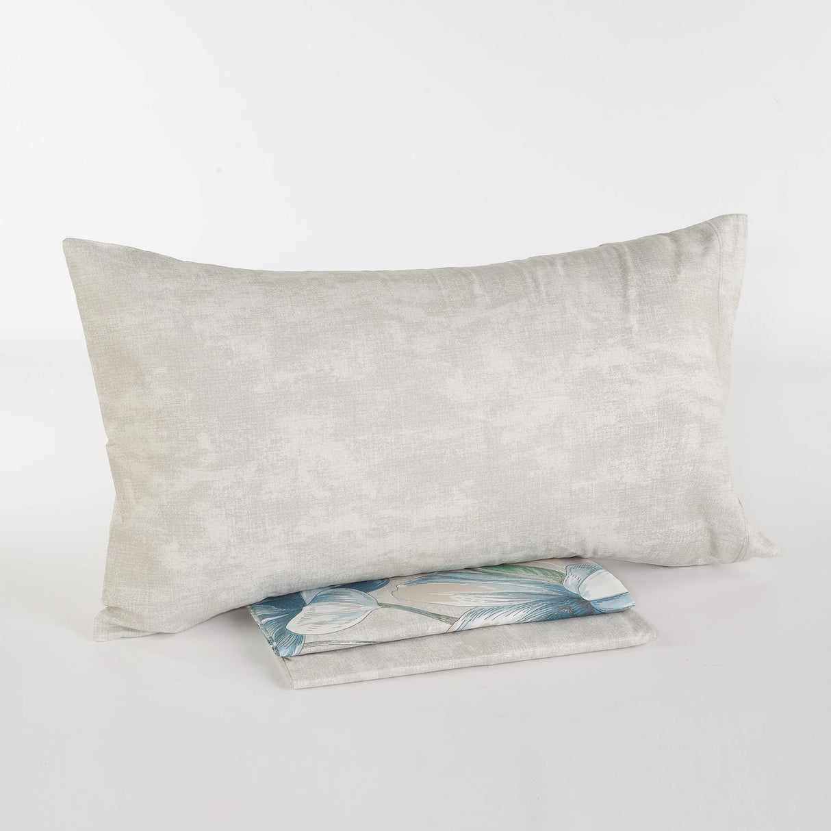 Maè Completo Lenzuola Copriletto Matrimoniale in Percalle Fiore 401 S44