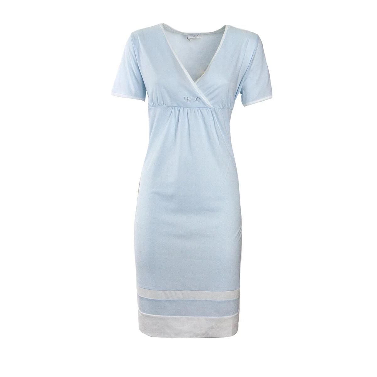 Liu Jo Camicia da Notte Estiva Maniche Corte DL0090 S47