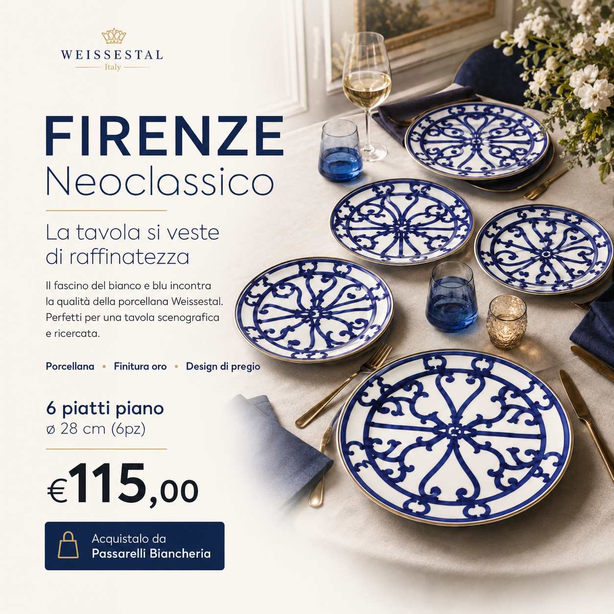 set FIRENZE Neoclassico by Weissestal