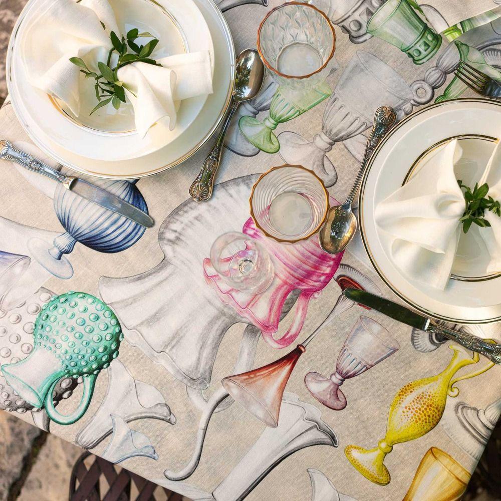 Tessitura Toscana Telerie Tovaglia da Tavola in 100% Puro Cotone Cheers - Passarelli Biancheria