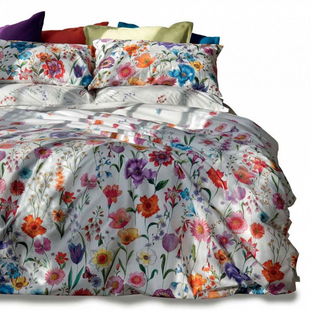 Tessitura Toscana Telerie Completo Lenzuola Singole Bloom B100