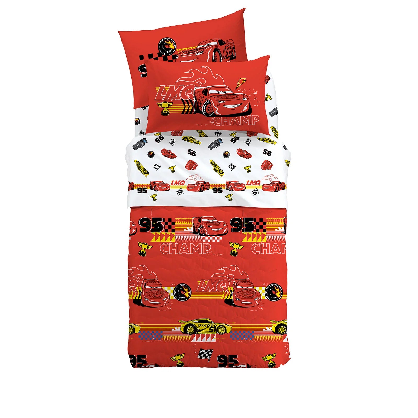 Caleffi Completo Lenzuola Singolo In Cotone Cars Warner Bros 2506S40