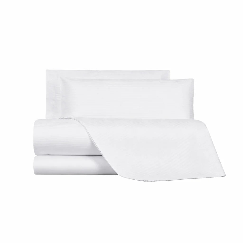 Mirabello Completo Lenzuola Matrimoniale Riga Raso 2604S110