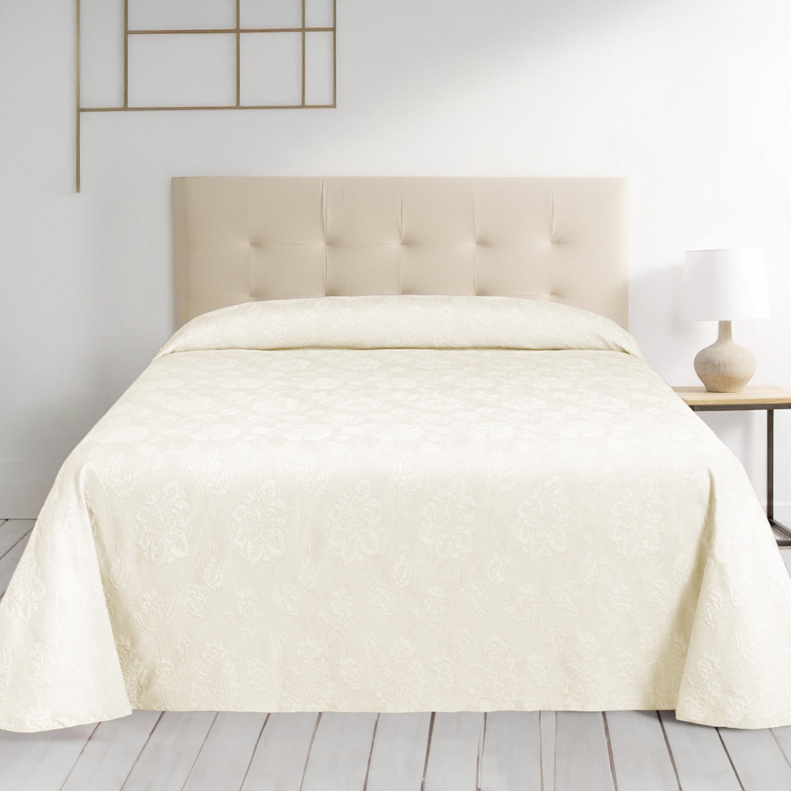 Daunex Copriletto Matrimoniale in Cotone Jacquard - Barocco