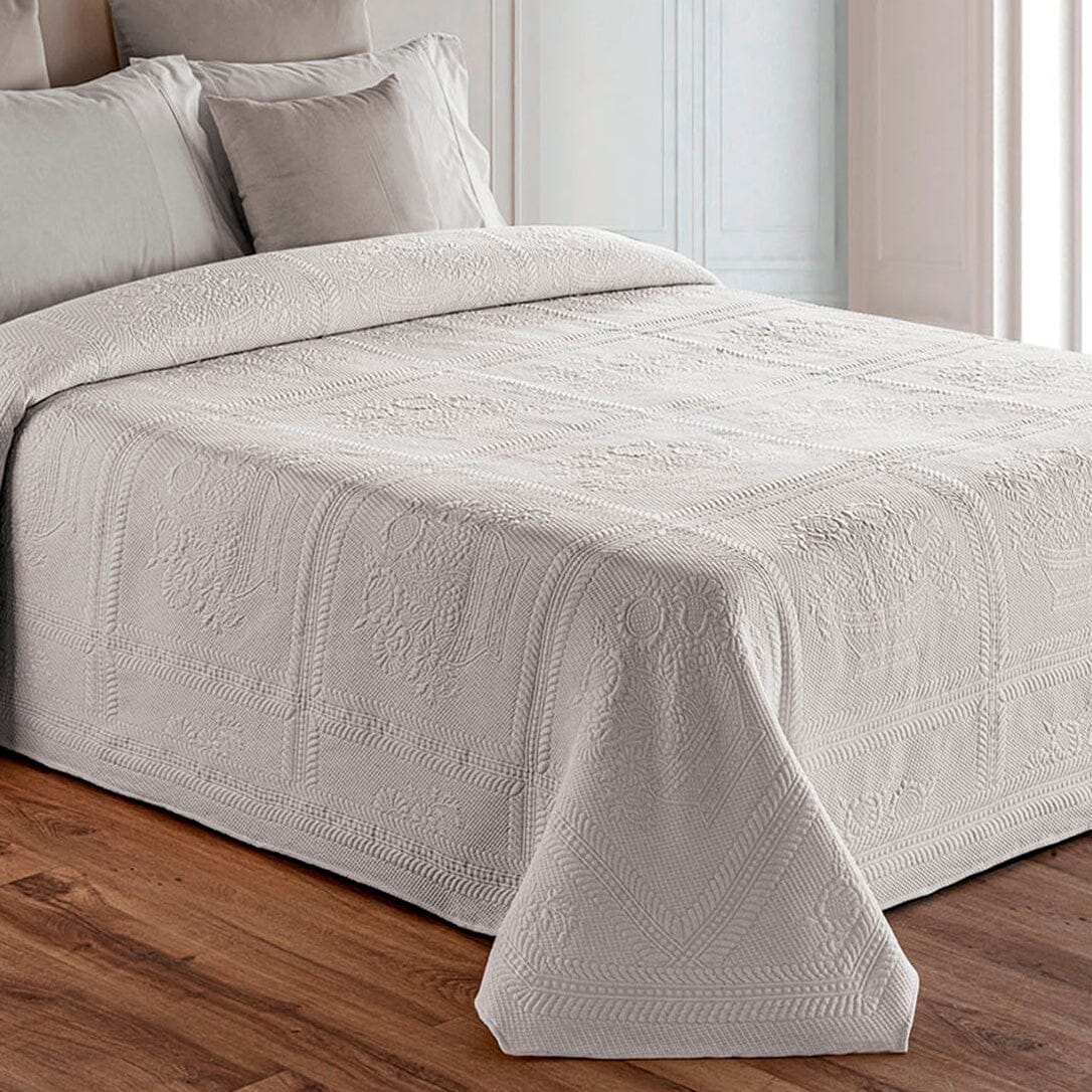 Daunex Copriletto Matrimoniale in Piquet di Cotone Jacquard - Botticelli