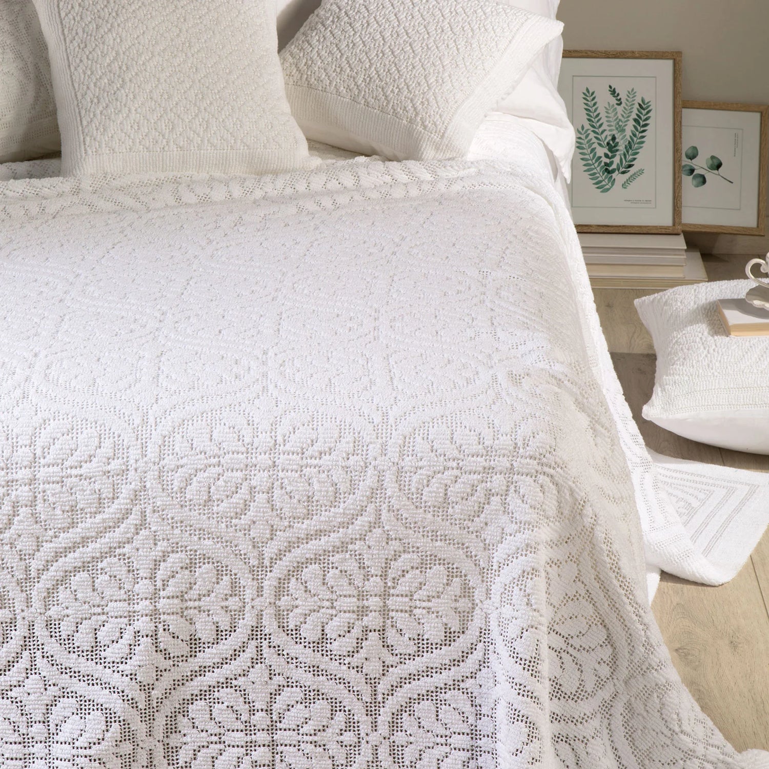 Caleffi Copriletto Estivo In Cotone Vittoria Matrimoniale Primanatura 2503S90