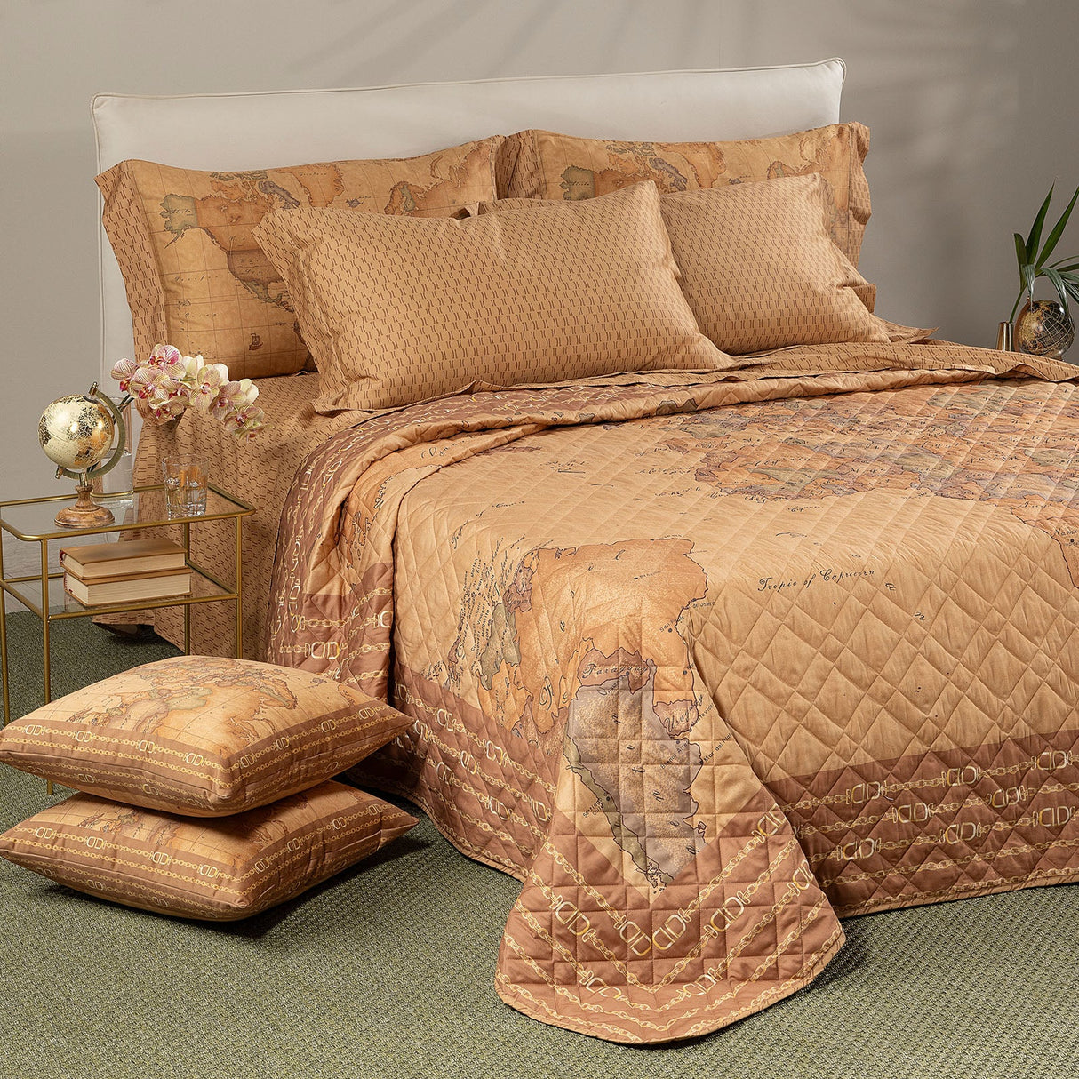 Alviero Martini 1A Classe Geo Classic Copriletto Trapuntato Matrimoniale 1014755 2502S220