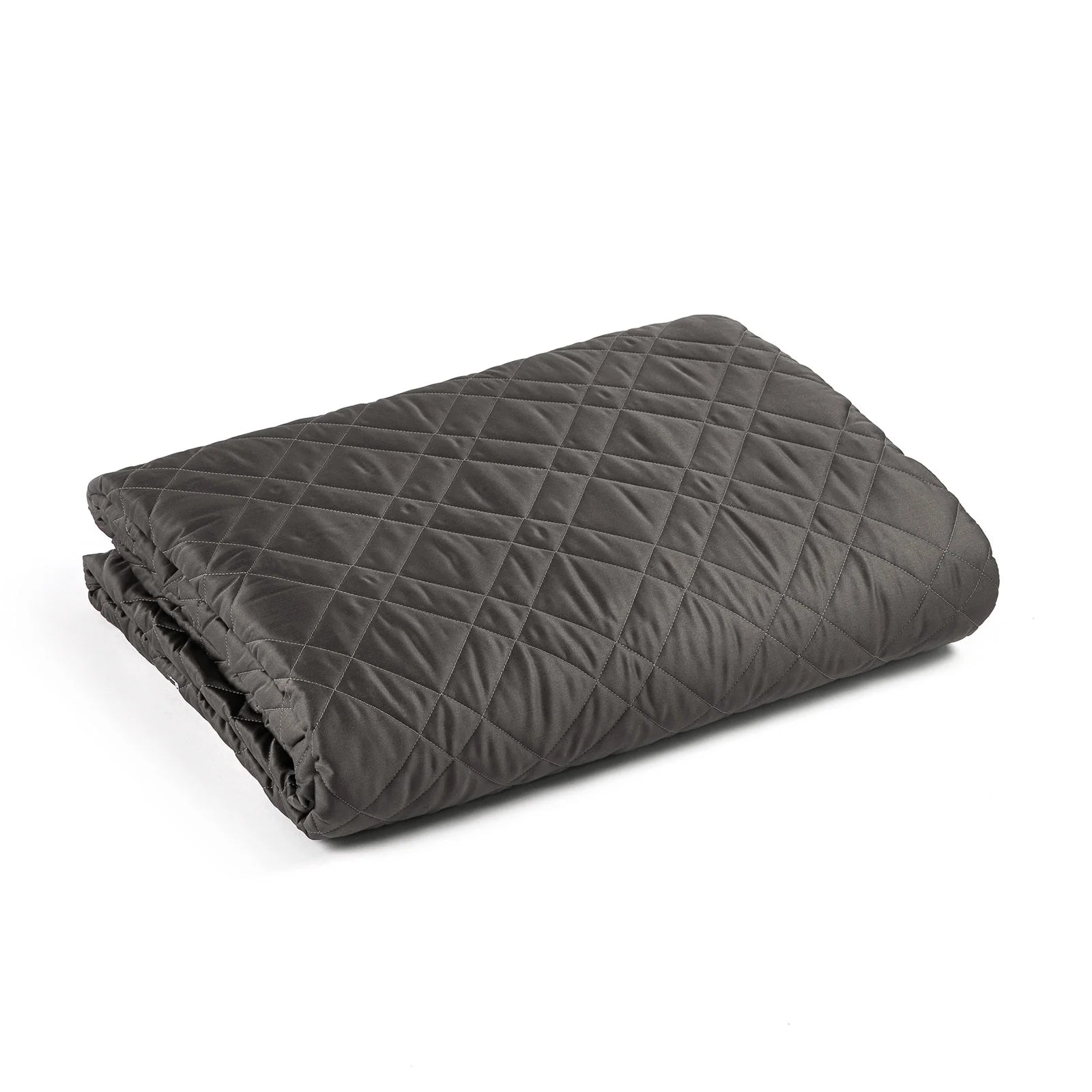 Caleffi Quilted Double Bedspread in Cotton Satin Solid Color D140