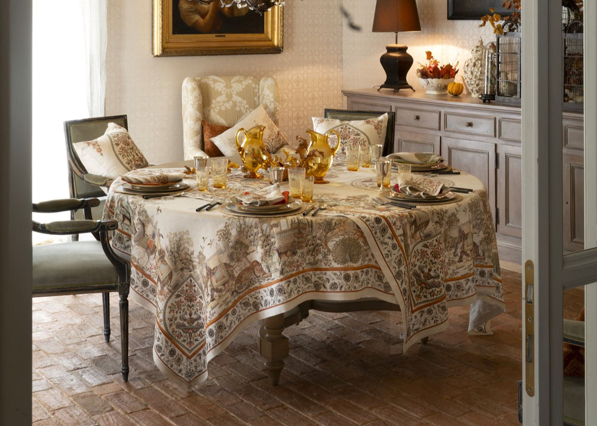 Tessitura Toscana Telerie Tovaglia e Runner in P.Lino Mudra - Varie Dimensioni