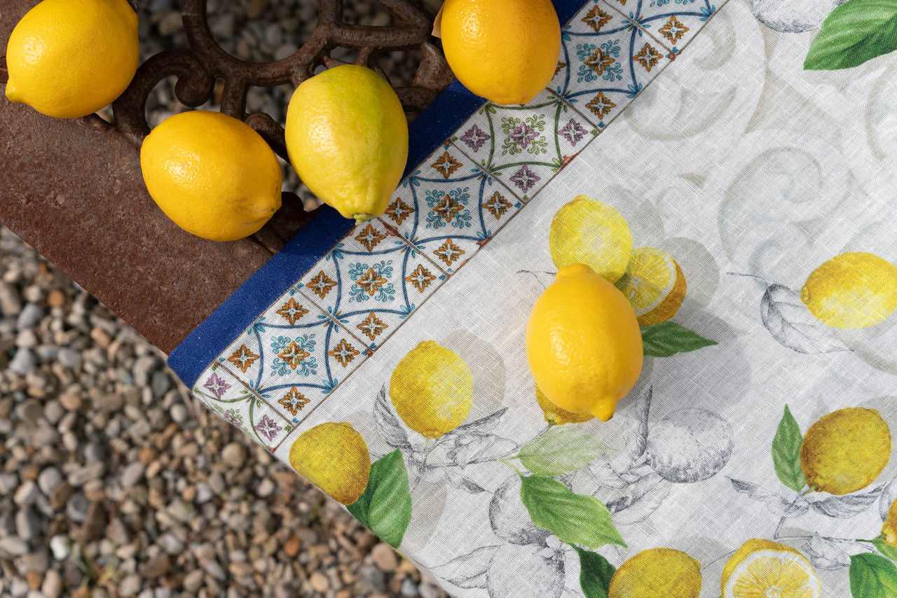 Tessitura Toscana Telerie Tablecloth in 100% Pure Cetara Linen - Various Sizes