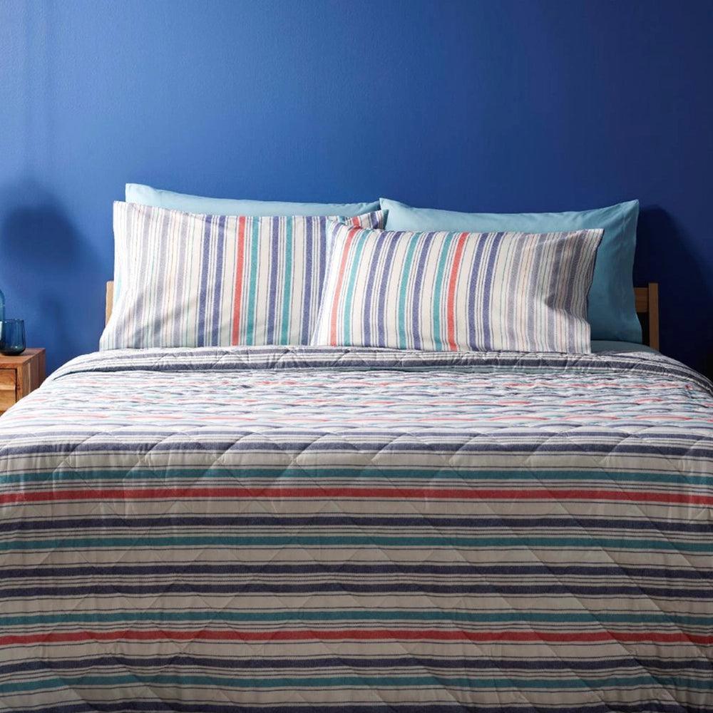 Zucchi Completo Lenzuola Piazza e Mezza c/doppie federe Patio D63 - Passarelli Biancheria