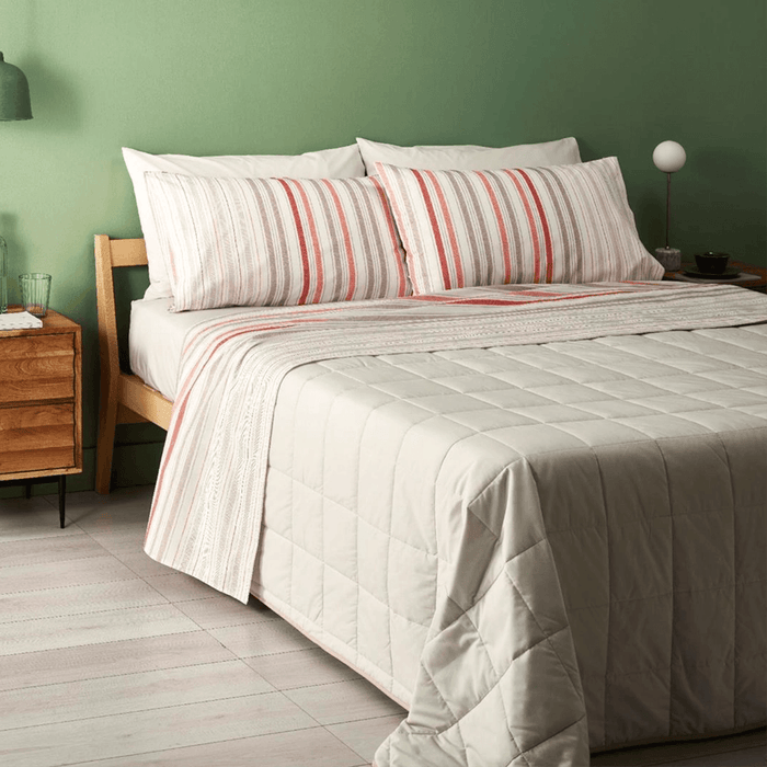 Zucchi Single Sheet Set w/double pillowcases Patio D52