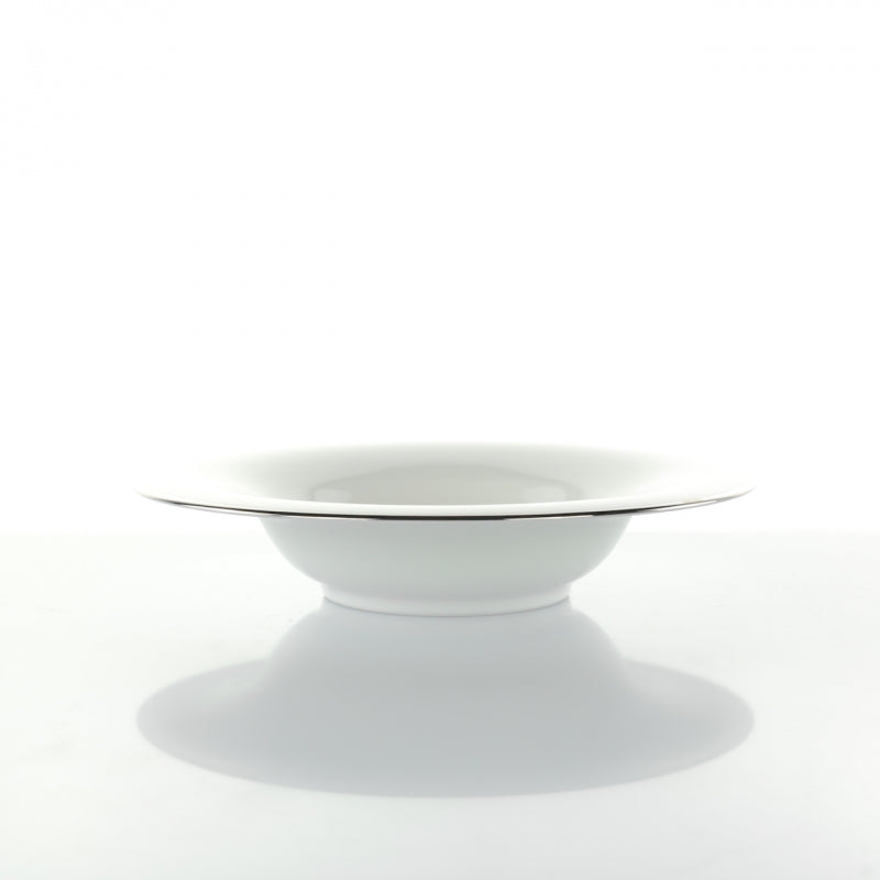 Servizio tavola 18pz PLUS PLATIN LINE in porcellana By Weissestal