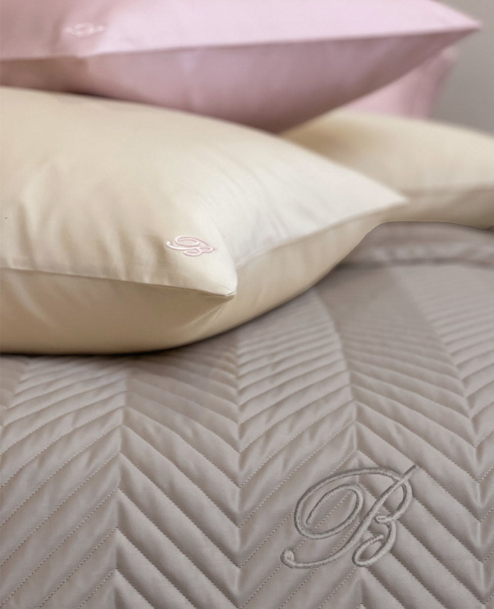 Blumarine Home Copriletto Trapuntato Matrimoniale Stile Blu 2504S206