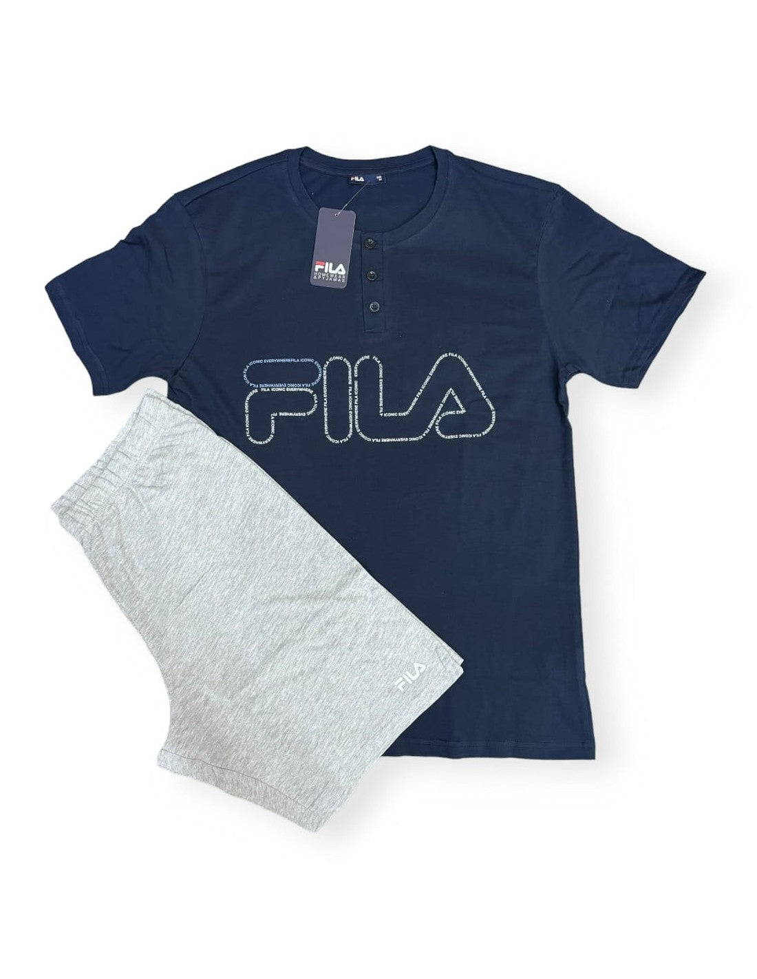 Fila Pigiama Estivo Corto da Uomo FPS1183 S24