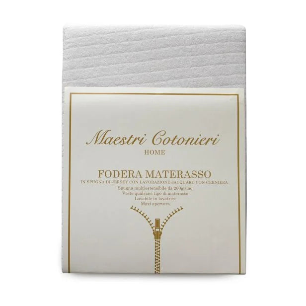 Maestri Cotonieri Fodera Coprimaterasso Spugna con Cerniera - Varie Dimensioni