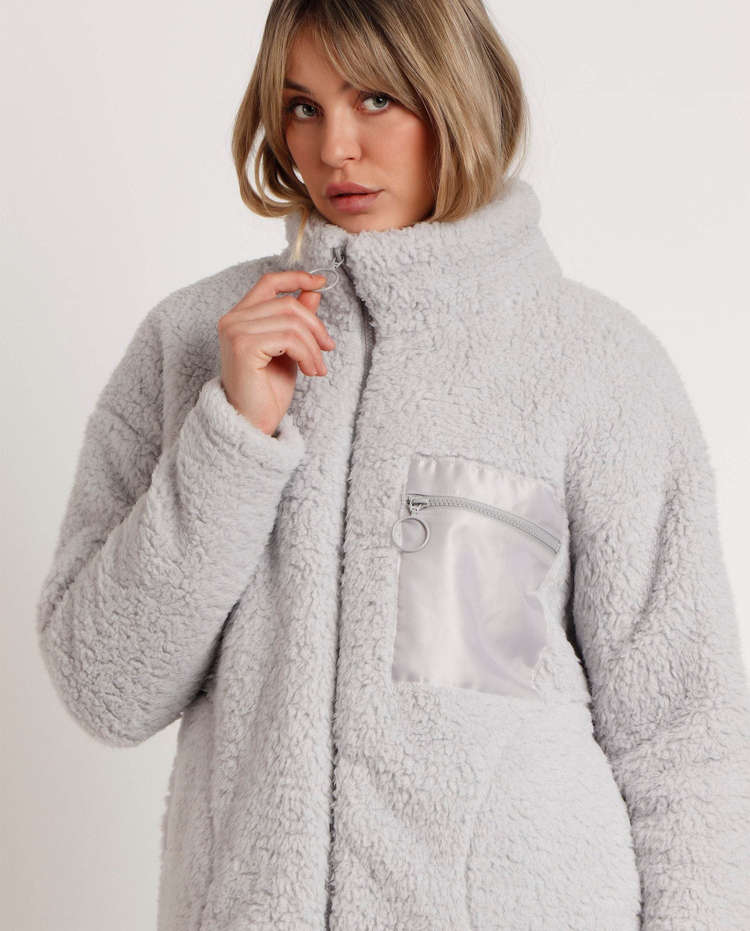 Admas Giacca da Camera Invernale da Donna in Pile con Zip 57541 2510S25