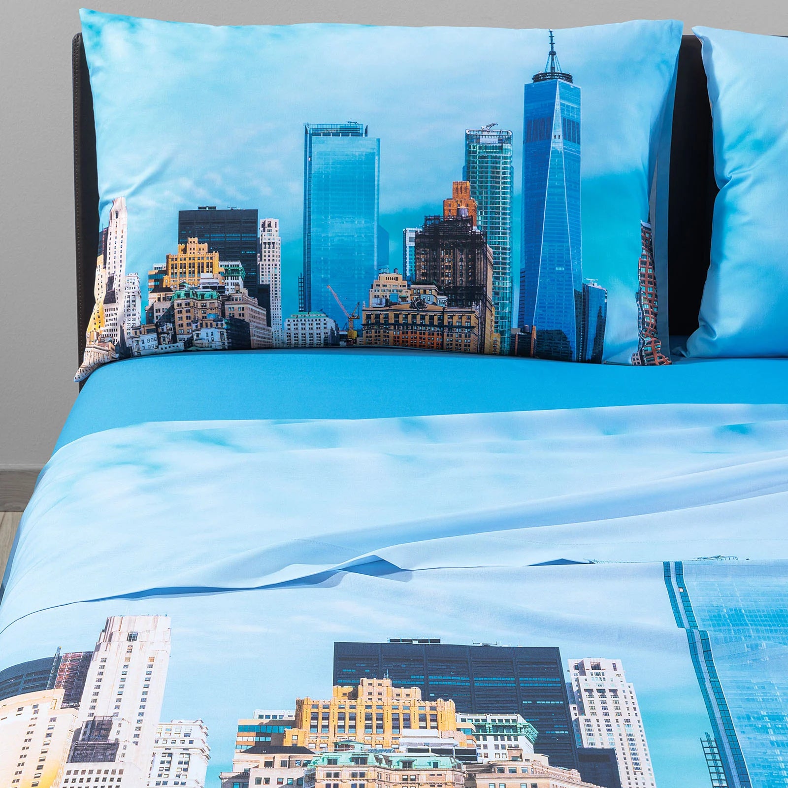 Caleffi Completo Lenzuola Copriletto Matrimoniale Freedom Tower 1012251 2503S102