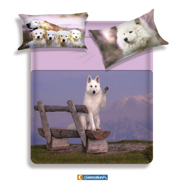 Biancaluna Completo Lenzuola Copriletto BALDO 2502B