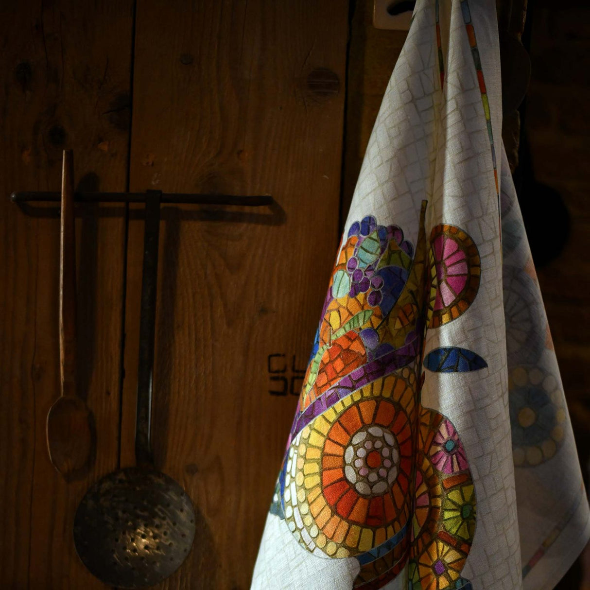 Tessitura Toscana Telerie Confezione 3 Canovaccio Strofinaccio in Puro lino Monreale S27