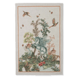 Tessitura Toscana Telerie Canovaccio Strofinaccio in lino stampa Fabuleux Unicorno D13 - Passarelli Biancheria