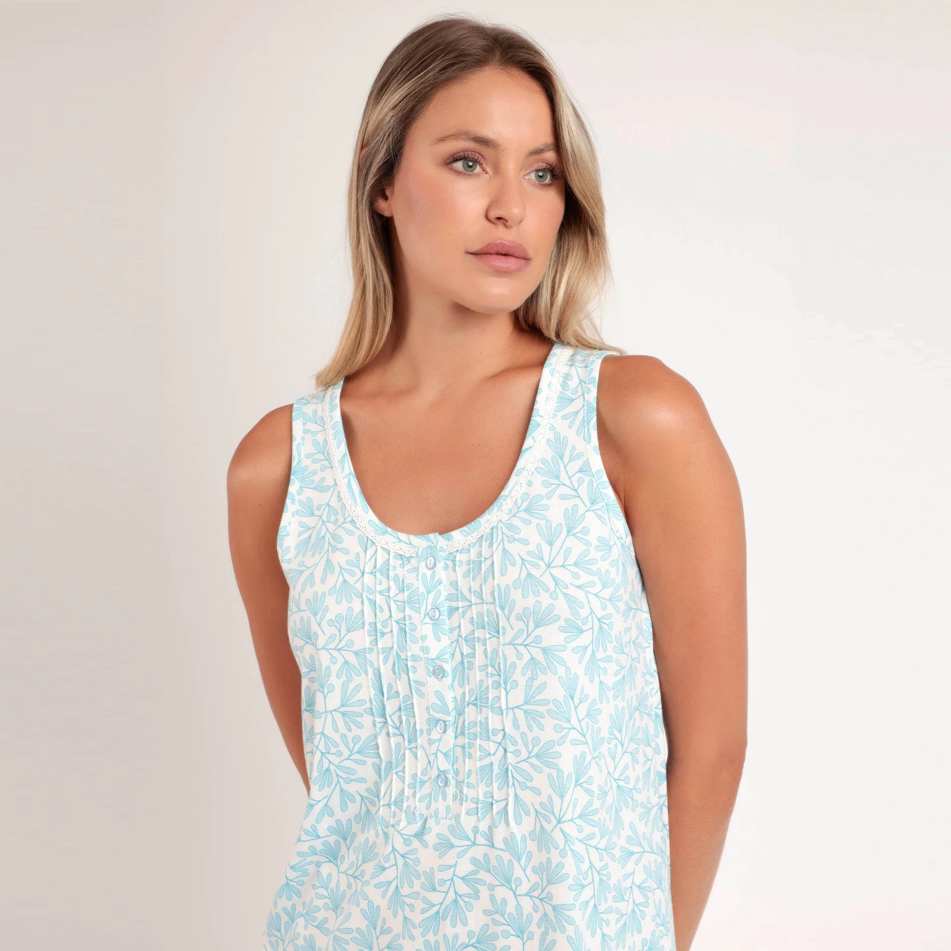 Admas Camicia da Notte Senza Maniche 61343 2504S20