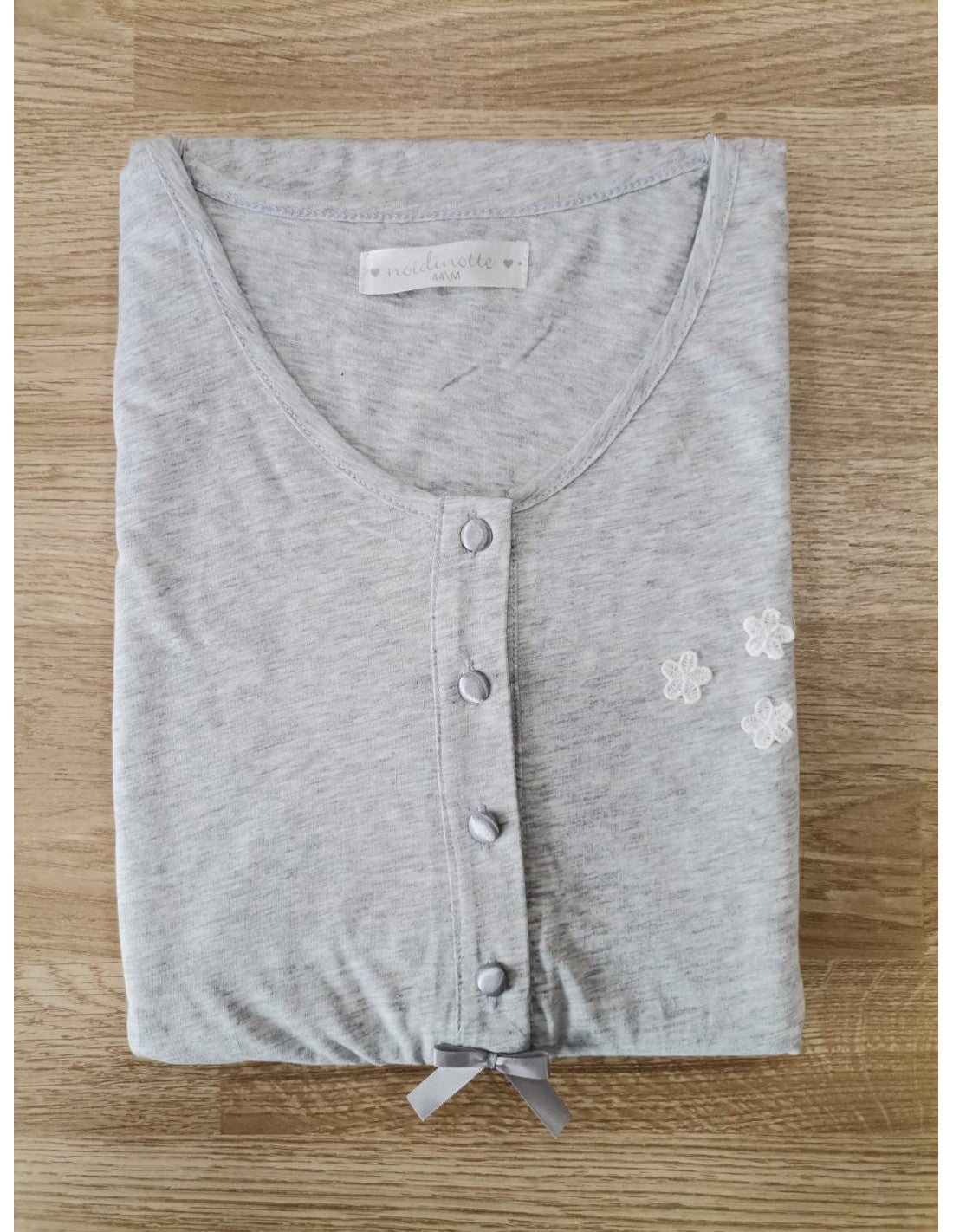 Noidinotte Pigiama da Donna Maniche Corte Aperto con Pantalone Lungo FA7331/32 S26