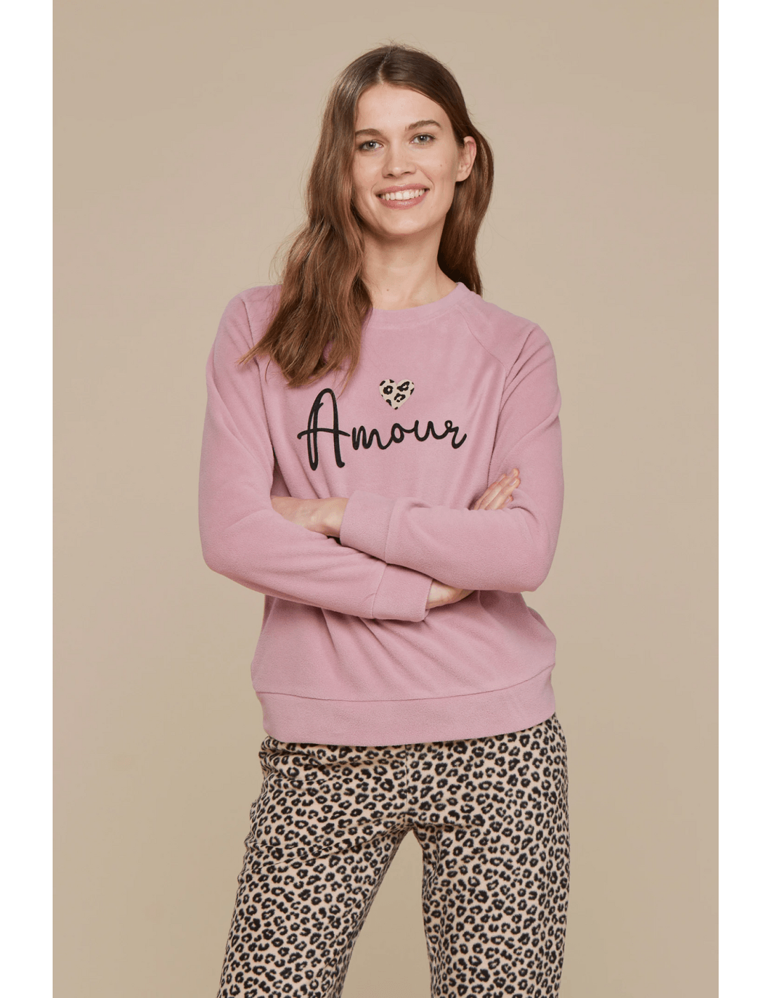 Noidinotte Pigiama Invernale da Donna in Pile FA8404 S31 - Passarelli Biancheria