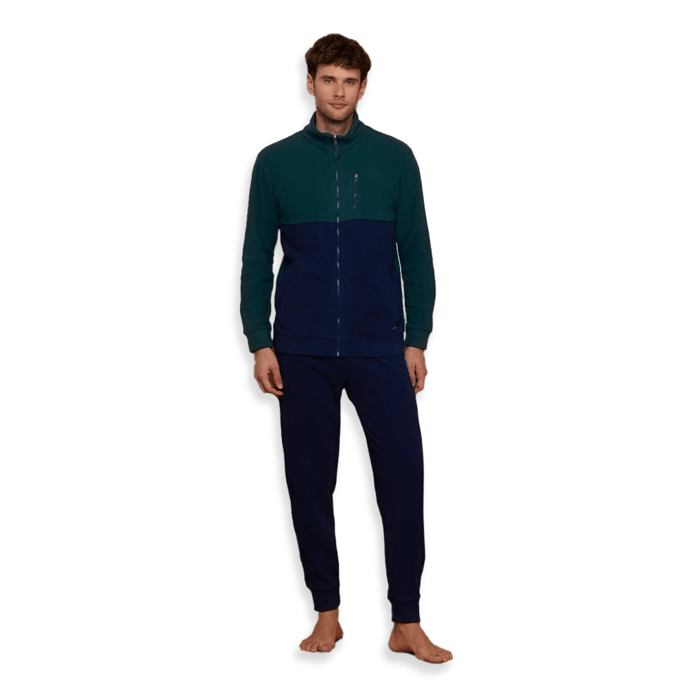 Noidinotte Pigiama Invernale in Pile da Uomo FC2782 S32 - Passarelli Biancheria