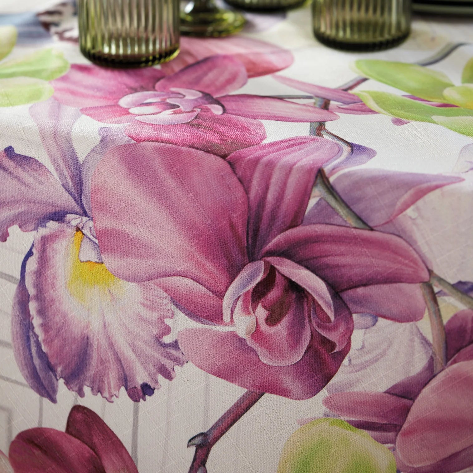 Maison Sucrée Tovaglia Antimacchia Orchidea - Varie Dimensioni